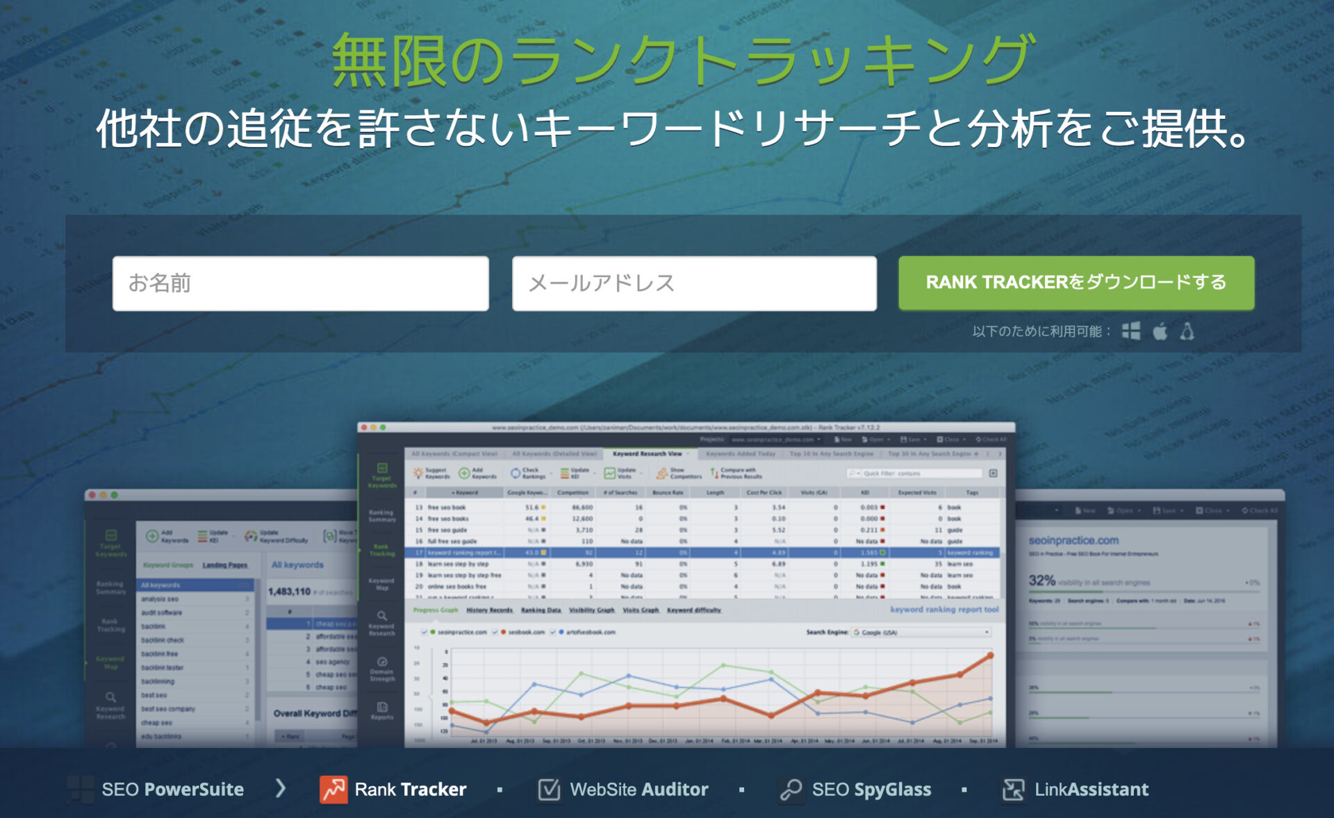 RankTracker Top Page RankTracker Top Page